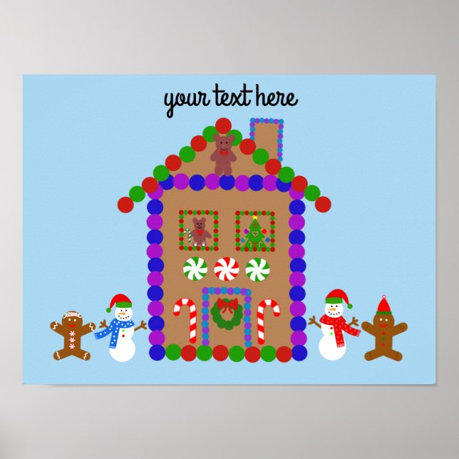 Gingerbread House #1 Poster (Front)