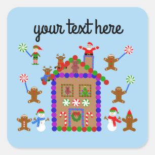 Gingerbread House #2 Stickers