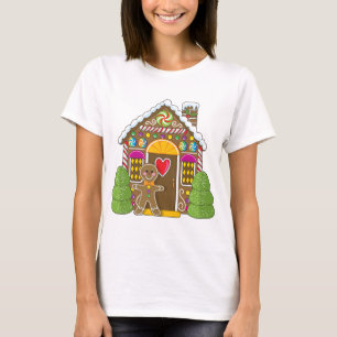 Gingerbread House and Man T-Shirt