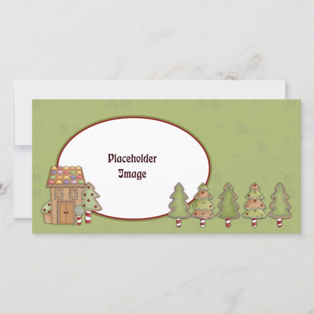 Gingerbread  house and trees (Front)