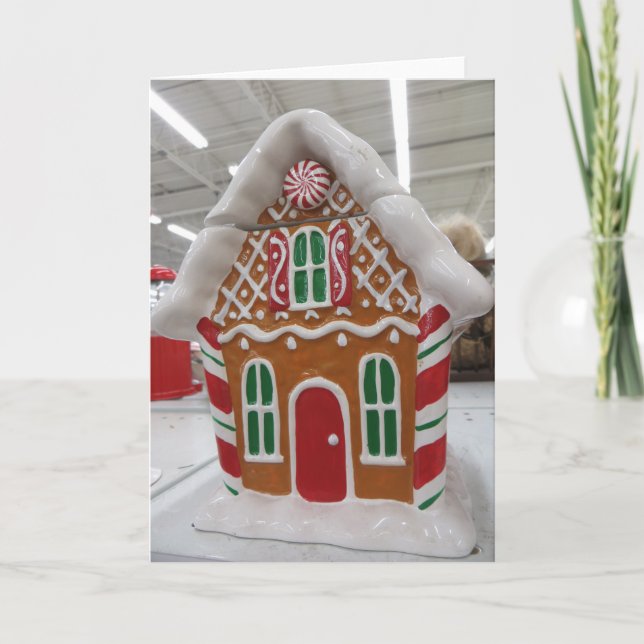 Gingerbread House Card (Front)