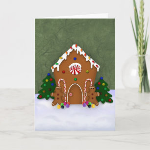Gingerbread House Christmas Card