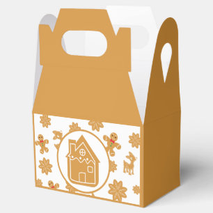Gingerbread House Christmas Favour Box