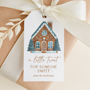 Gingerbread House Christmas Gift Tags