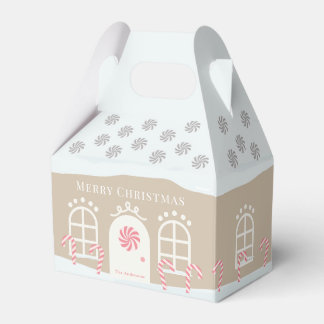 Gingerbread House Christmas Holiday Favour Box