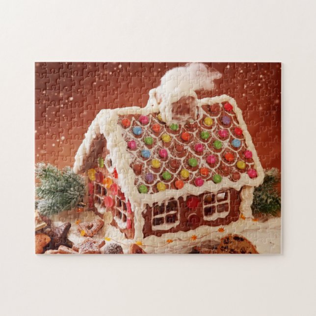 gingerbread house Christmas Jigsaw Puzzle (Horizontal)