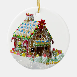 Gingerbread House Christmas Ornament
