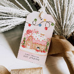 Gingerbread House Christmas Party Gift Tags<br><div class="desc">Gingerbread House Christmas Party Favour Tags. The perfect blend of whimsy and classic holiday festive charm. Perfect for any gift of Christmas Favours. All Text is Editable. Matching items in our store Cava party design.</div>