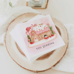 Gingerbread House Christmas Party Napkin<br><div class="desc">Add a sprinkle of magic to your festive table setting with our Gingerbread House Christmas Party Paper Napkins. The perfect blend of whimsy and classic holiday charm,  these enchanting napkins are sure to catch everyone's eye. Matching items in our store Cava party design.</div>