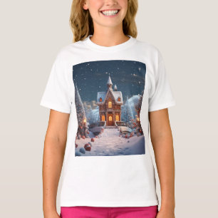 Gingerbread House Christmas T-Shirt
