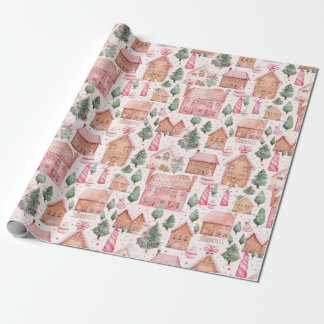 Gingerbread House Christmas Wrapping Paper