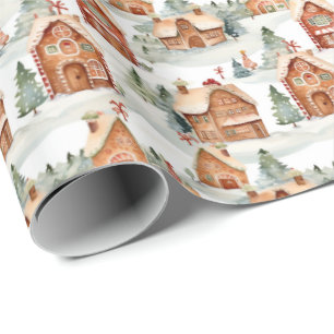Gingerbread House Christmas Wrapping Paper