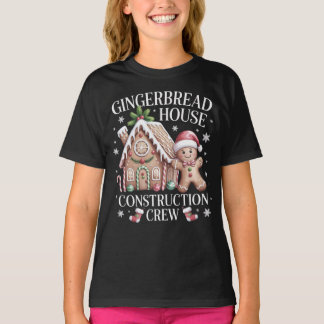 Gingerbread House Construction Crew - Christmas T-Shirt