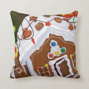 Gingerbread House Cushion