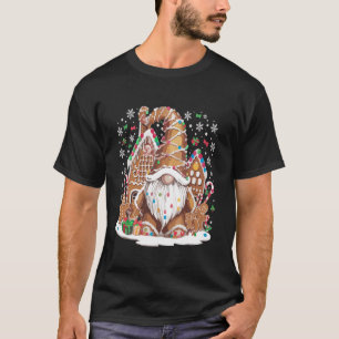 Gingerbread House Decor For Women With Christmas G T-Shirt