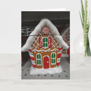 Gingerbread House Decoration Holiday Card