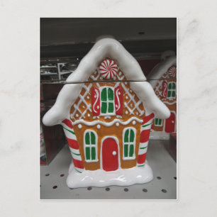 Gingerbread House Decoration Postcard