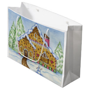 Gingerbread House Gift Bag