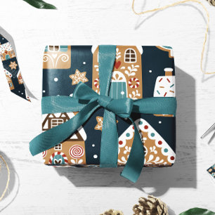Gingerbread House Gift Wrap Christmas Gift Wrap
