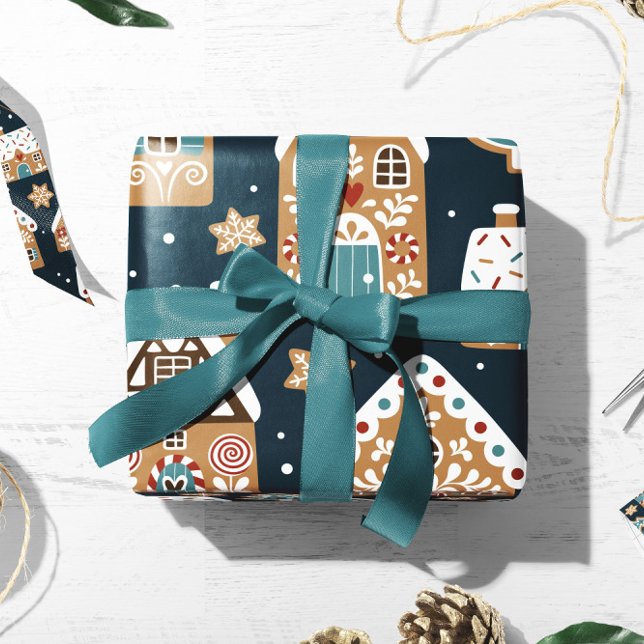 Gingerbread House Gift Wrap | Christmas Gift Wrap (Creator Uploaded)