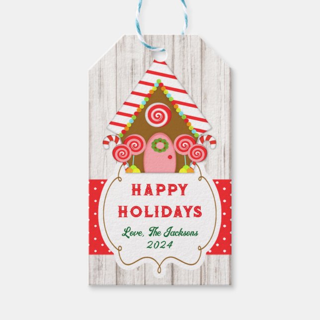 Gingerbread House Hang Tag (Front)