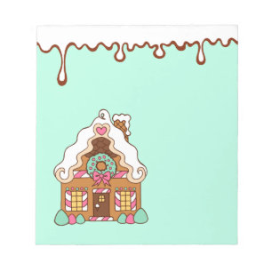 Gingerbread House Holiday Notepad