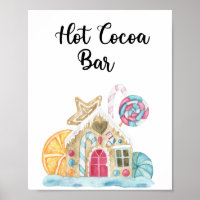 Gingerbread house - Hot cocoa bar