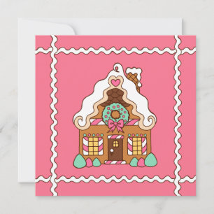 Gingerbread House Invitations