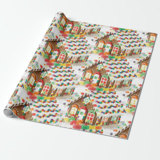 Gingerbread house kids Christmas Wrapping Paper