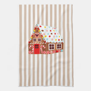 Gingerbread House kitchen towel