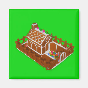 Gingerbread House Magnet