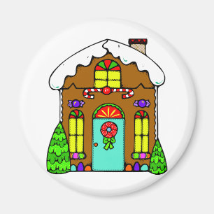 Gingerbread House Magnet
