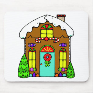 Gingerbread House Mouse Mat
