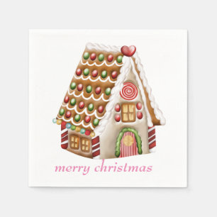 Gingerbread House Napkin