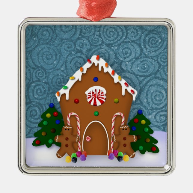 Gingerbread House Ornament (Front)