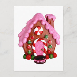 Gingerbread House Postcard