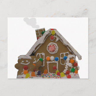 Gingerbread House Postcard
