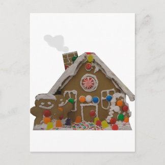 Gingerbread House Postcard