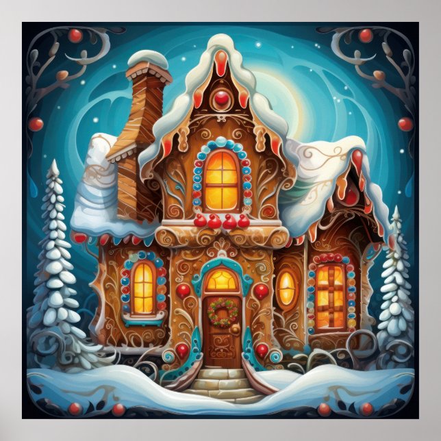 Gingerbread House Poster (Front)