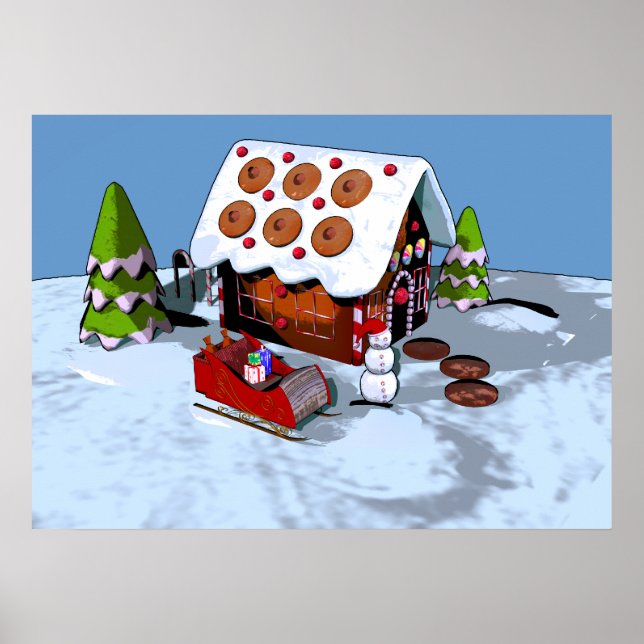 Gingerbread House Poster (Front)