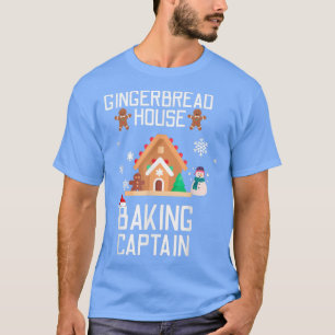 Gingerbread House Project Manager Baking Christmas T-Shirt