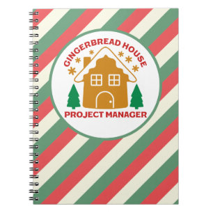 Gingerbread House Project Manager Notebook