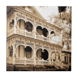Gingerbread House - Savannah, GA Tile