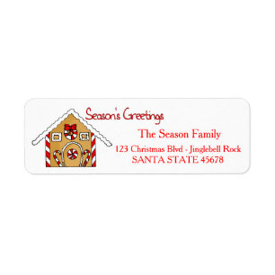 Gingerbread house Season's Greetings