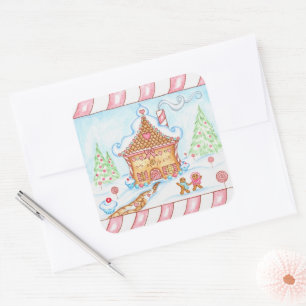Gingerbread House Sticker