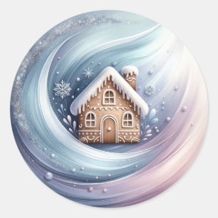 Gingerbread house sticker