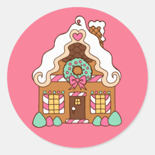Gingerbread House Sticker