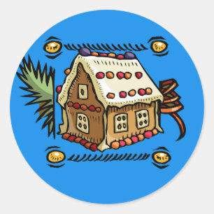 Gingerbread House Stickers