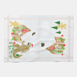 Gingerbread House Tea Towel