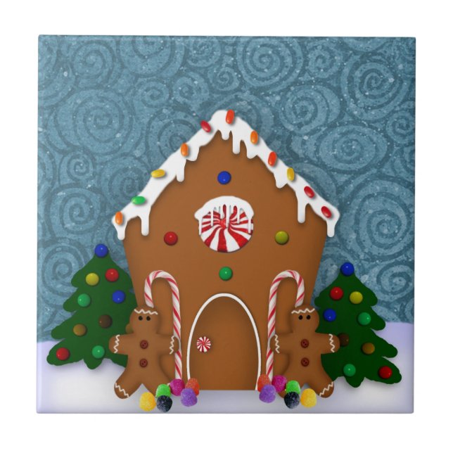 Gingerbread House Tile (Front)
